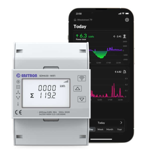 HomeWizard Wi-Fi kWh meter 3-phase with Energy app